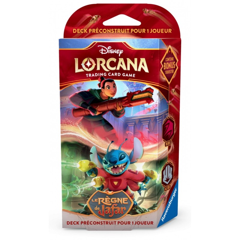 Lorcana - Deck de Demarrage - Le Règne de Jafar : Mulan & Stitch