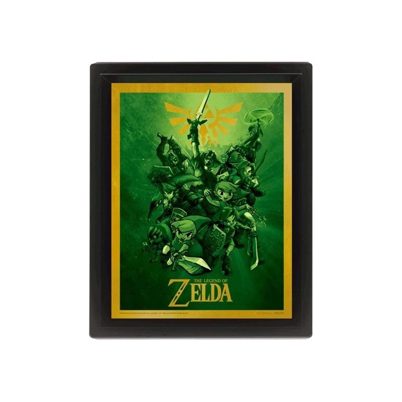 LEGEND OF ZELDA - 3D Lenticular Poster 26X20 - Link