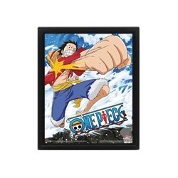 ONE PIECE CADRE 3D LENTICULAIRE GUM GUM PISTOLET