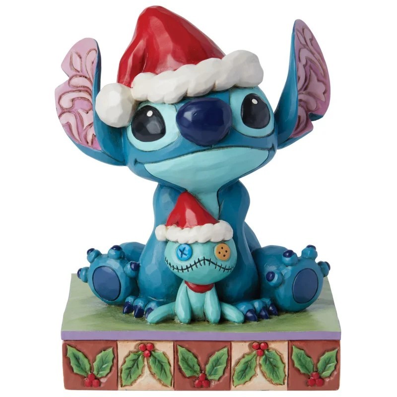 Lilo & Stitch - Traditions - Statue figurine Santa Stitch & Scrump
